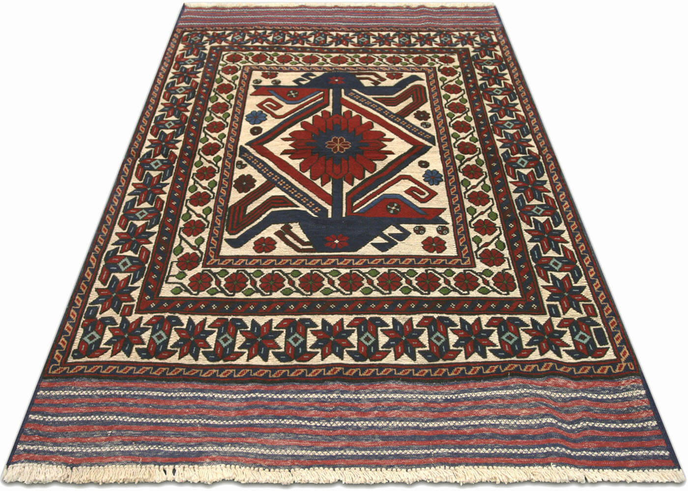 Vintage Afghan Balouch Rug - 4'3" x 6'5"