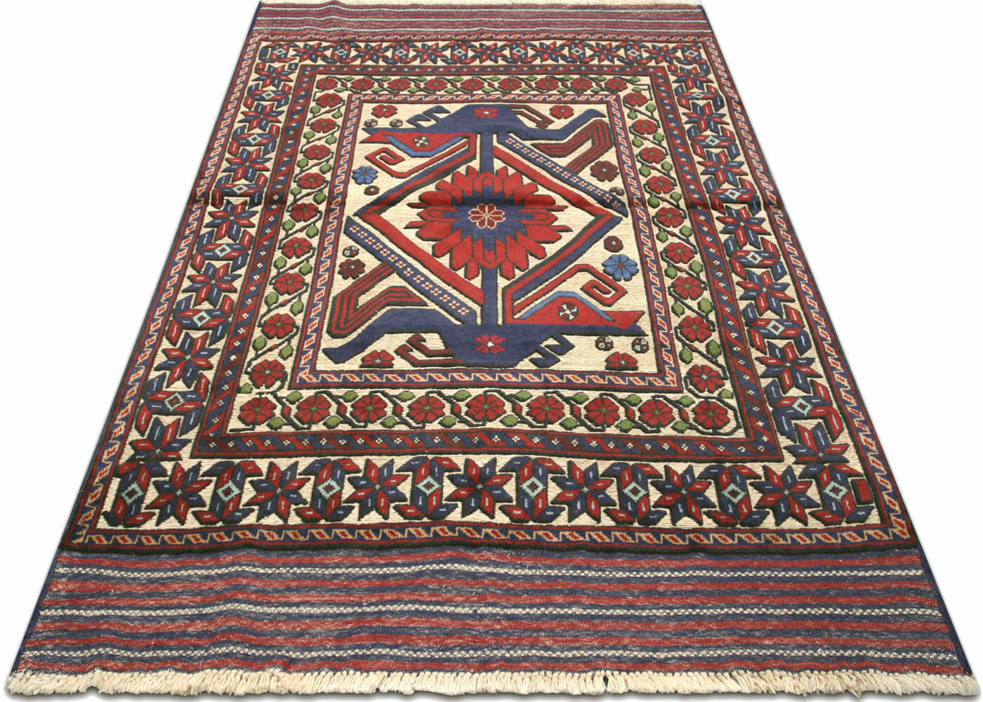 Vintage Afghan Balouch Rug - 4'3" x 6'5"