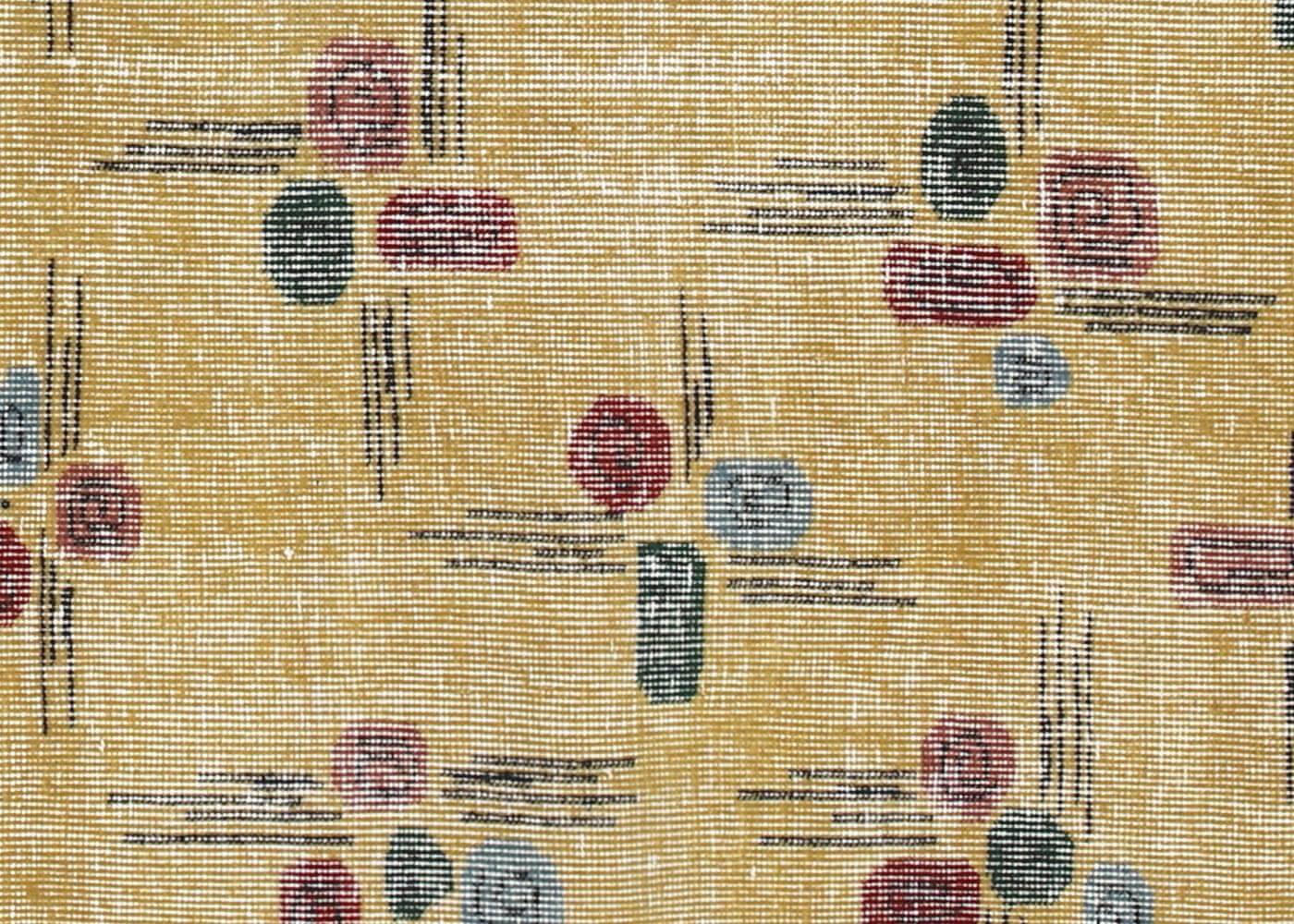 Vintage Turkish Mid-Century Modern Rug - 4'11" x 7'10"