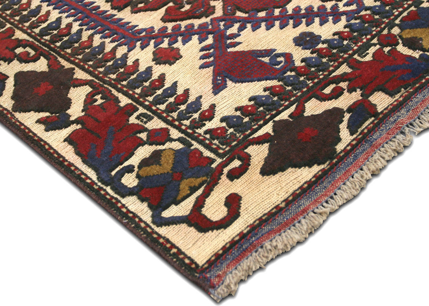 Vintage Afghan Balouch Rug - 3'5" x 5'9"