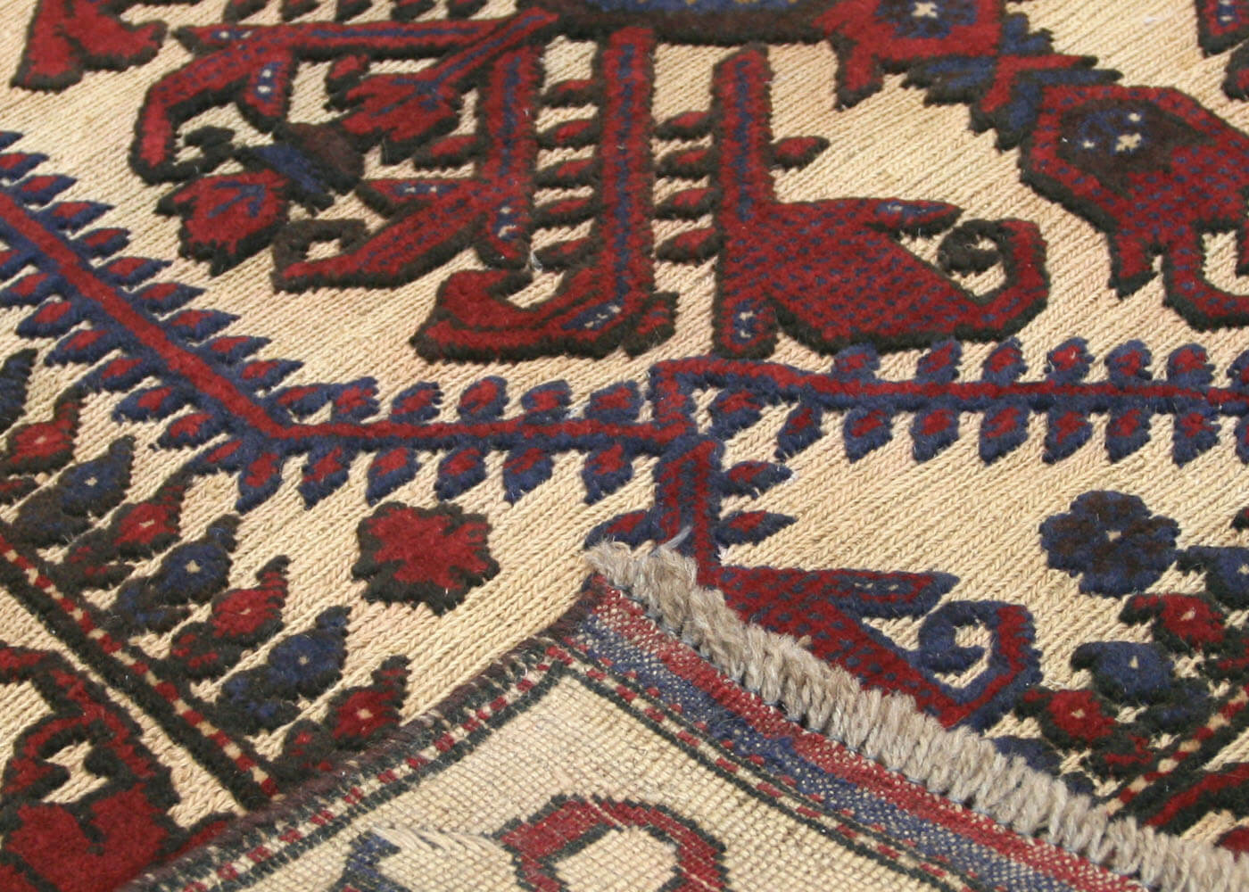 Vintage Afghan Balouch Rug - 3'5" x 5'9"