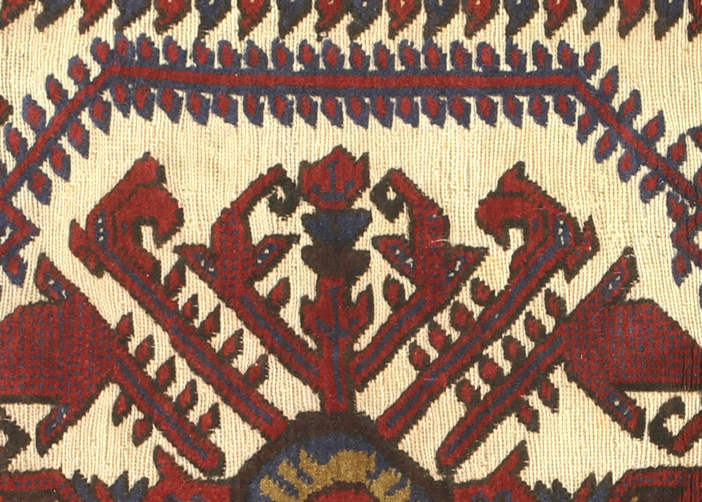 Vintage Afghan Balouch Rug - 3'5" x 5'9"