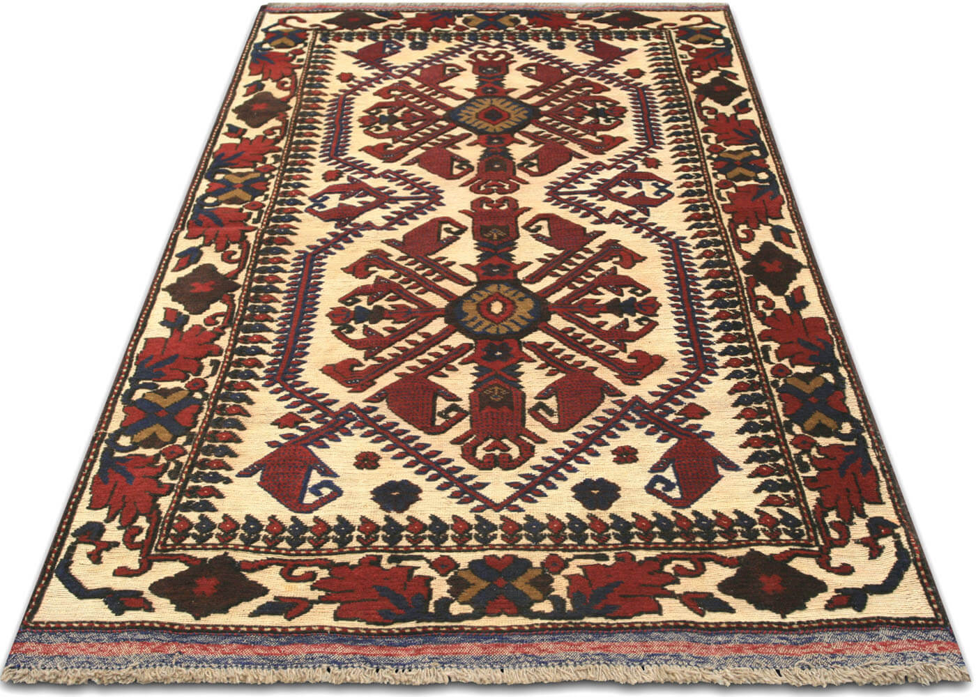 Vintage Afghan Balouch Rug - 3'5" x 5'9"