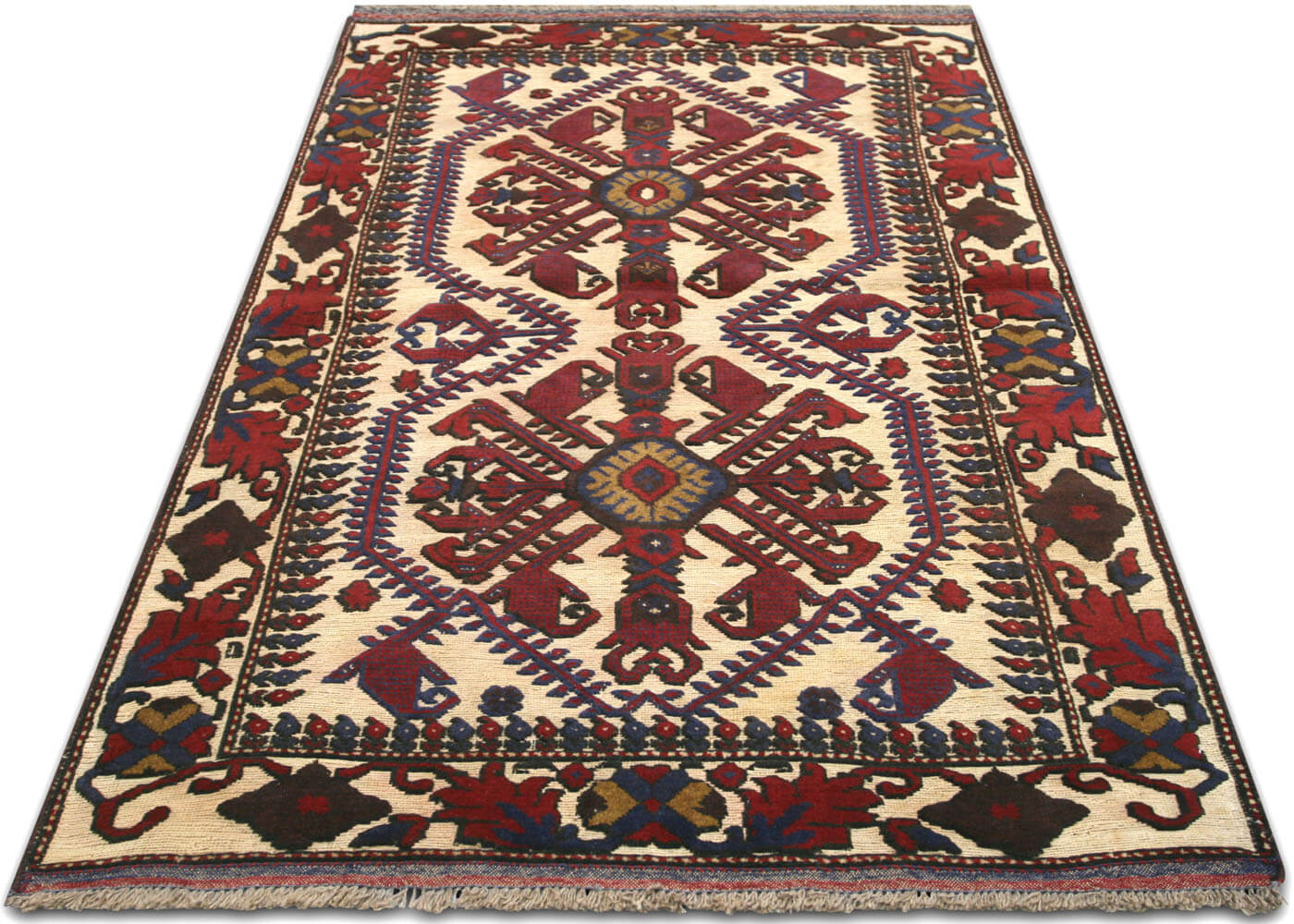 Vintage Afghan Belouchi Rug - 3'5" x 5'9"