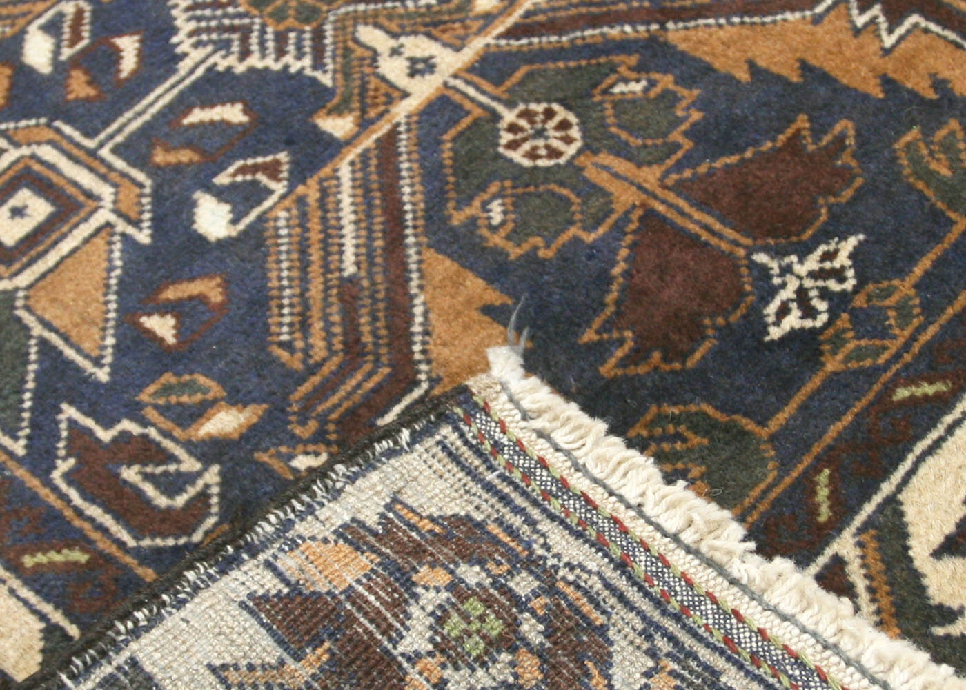 Vintage Afghan Balouch Rug - 2'10" x 4'6"
