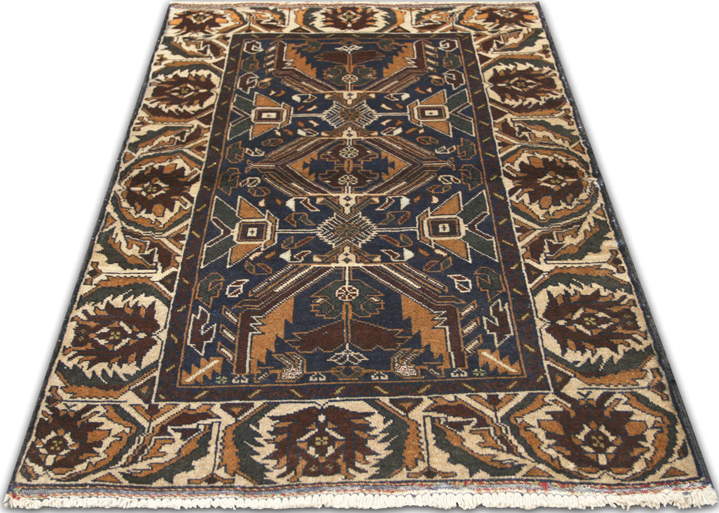 Vintage Afghan Balouch Rug - 2'10" x 4'6"