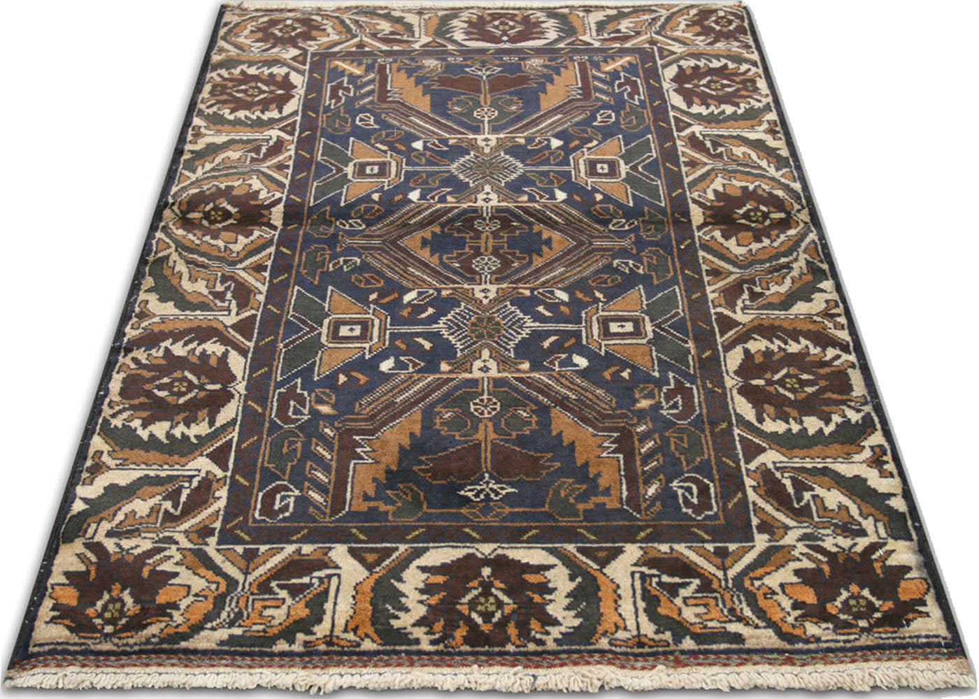 Vintage Afghan Balouch Rug - 2'10" x 4'6"