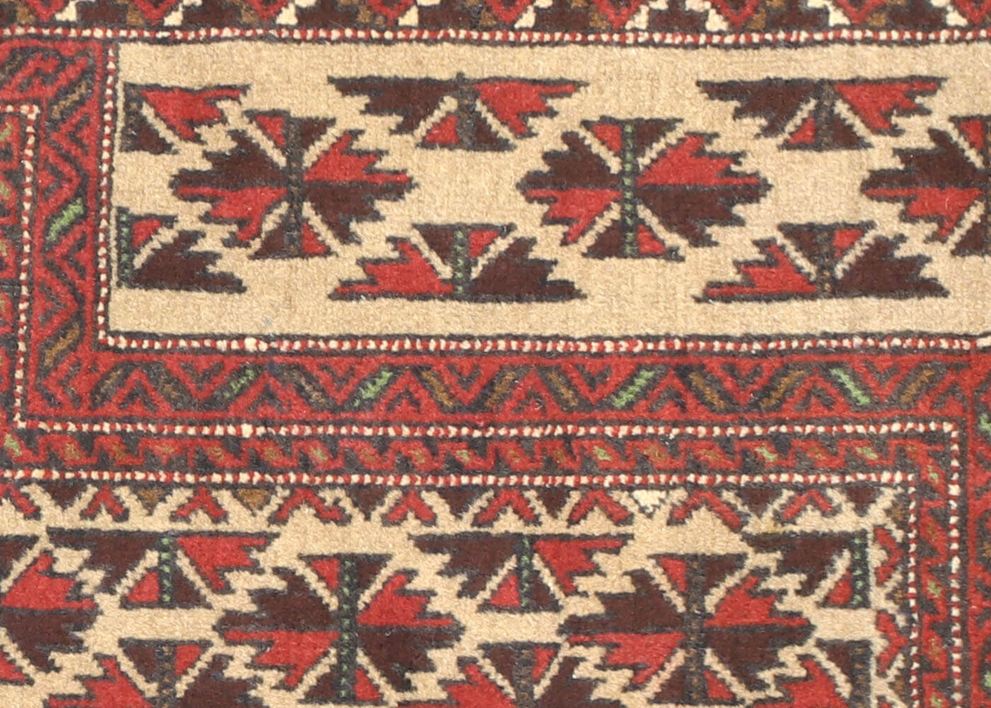 Vintage Afghan Balouch Rug - 3'1" x 5'1"