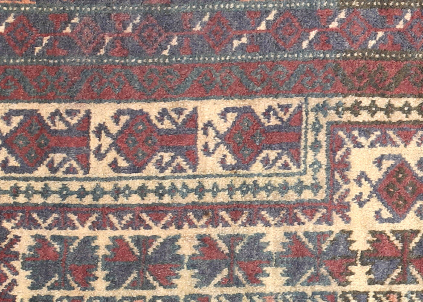 Vintage Afghan Balouch Rug - 3' x 5'1"
