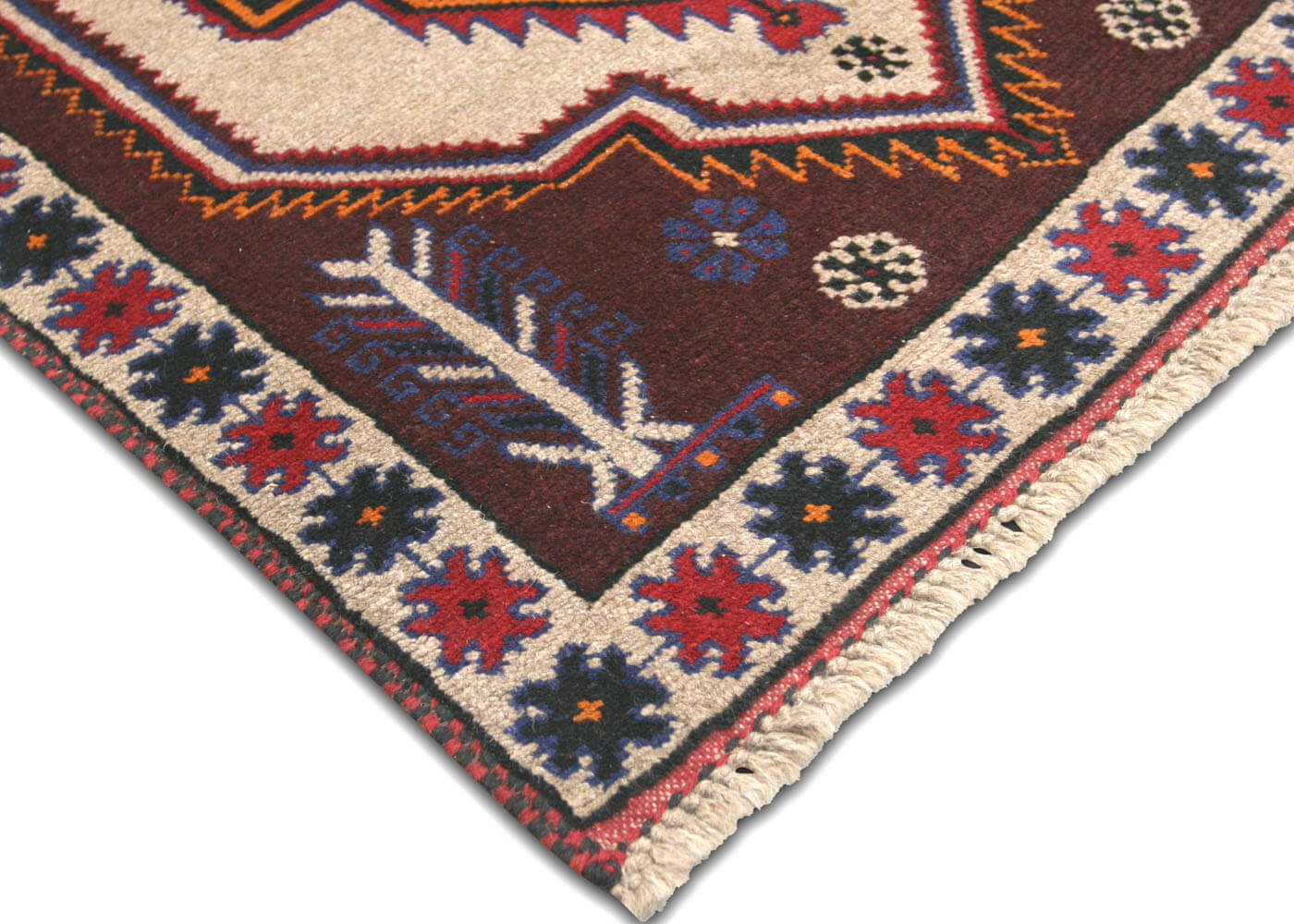 Vintage Afghan Belouchi Rug - 2'11" x 4'10"