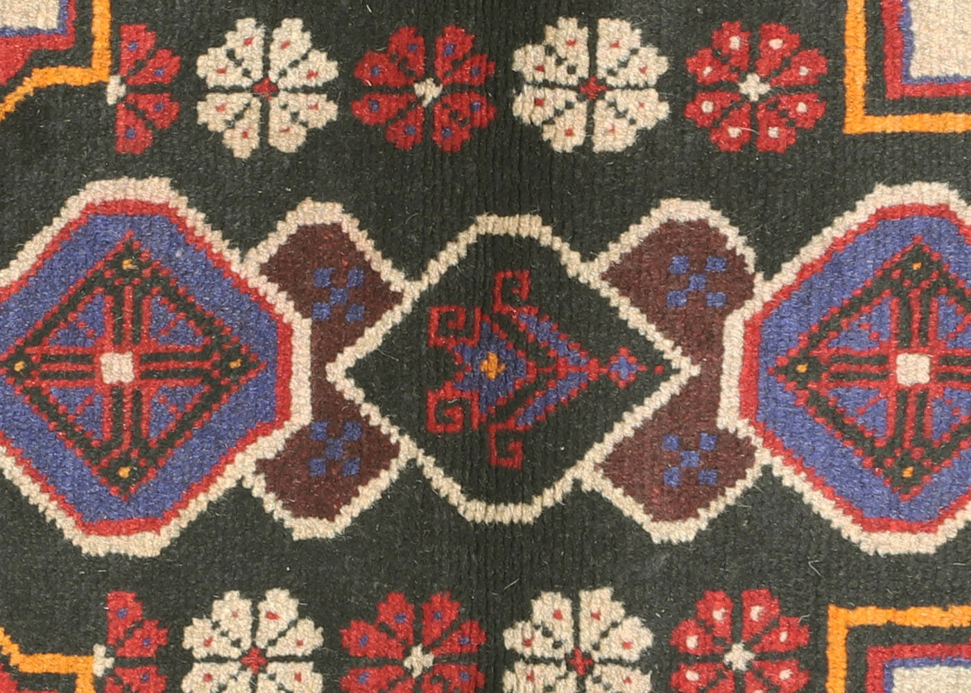 Vintage Afghan Belouchi Rug - 2'11" x 4'10"