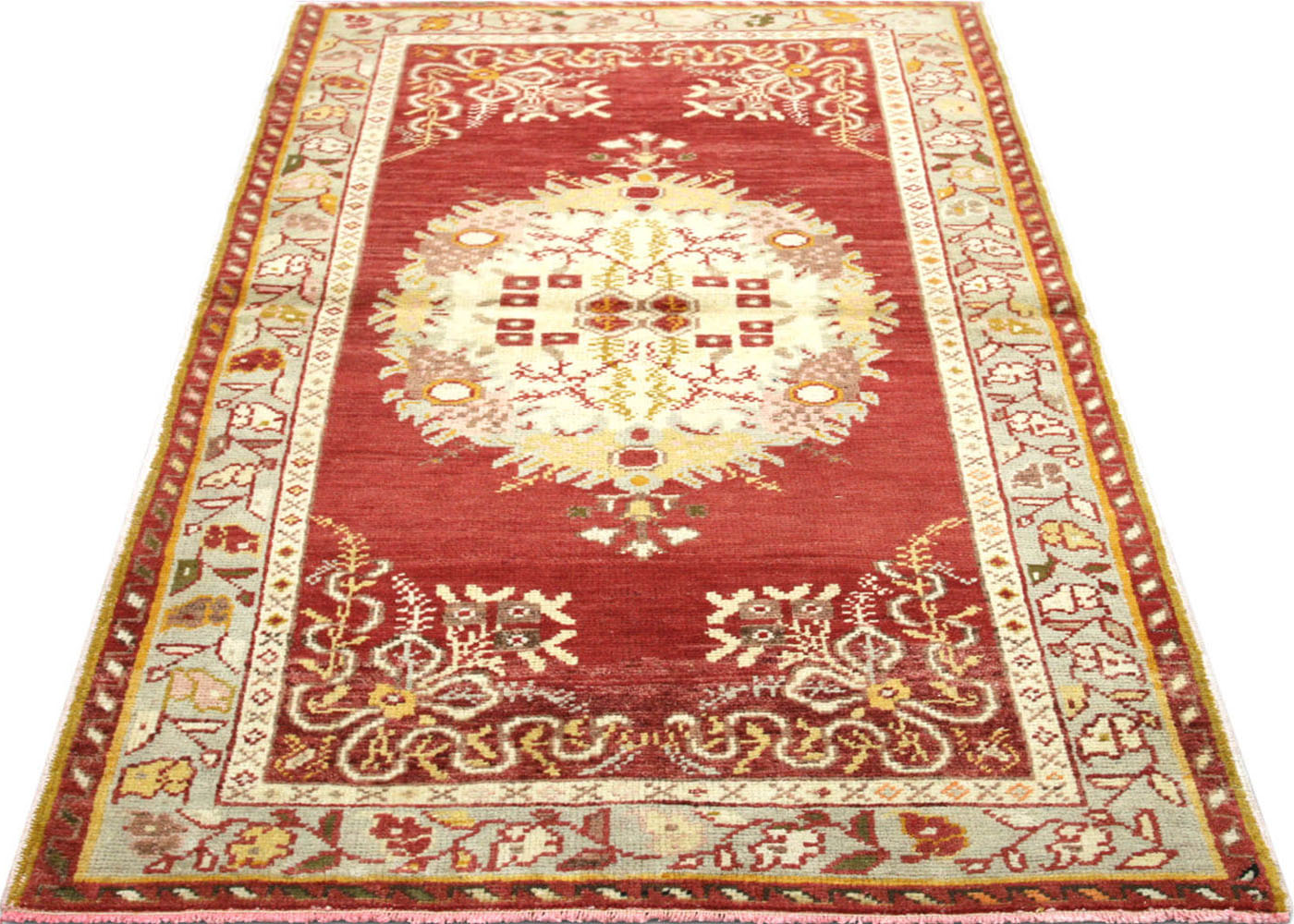 Vintage Turkish Oushak Rug - 2'11" x 5'1"