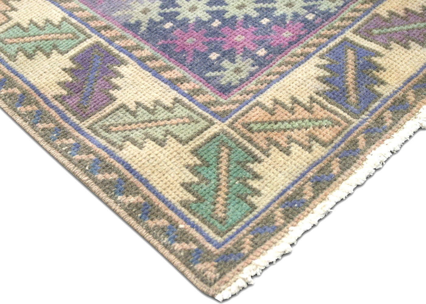 Vintage Turkish Oushak Rug - 4'3" x 8'10"