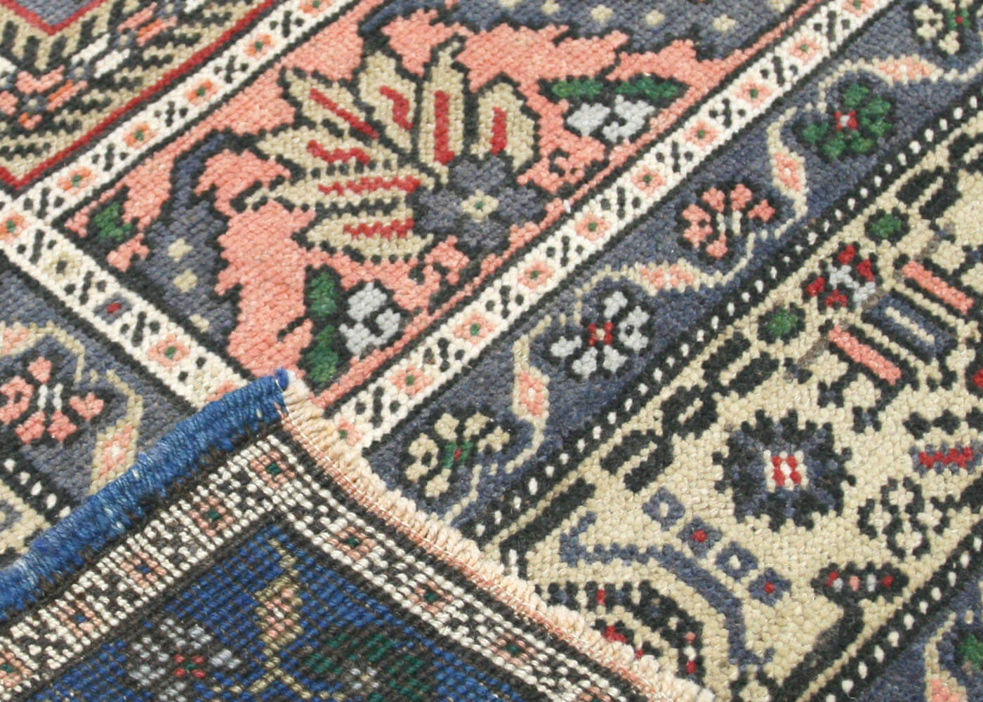 Vintage Turkish Oushak Rug - 5'9" x 9'4"