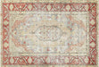 Vintage Turkish Oushak Rug - 4'2" x 6'2"