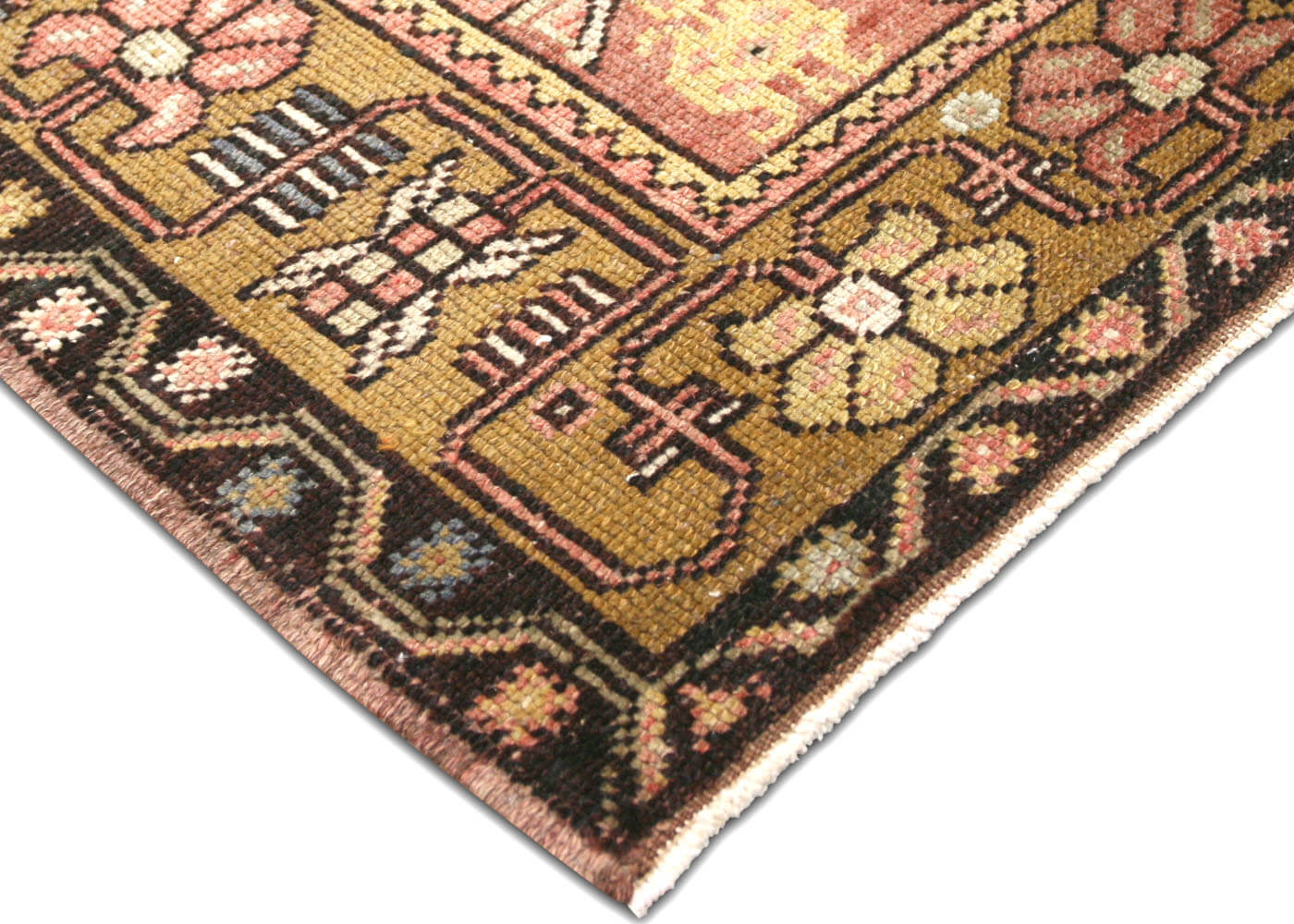 Vintage Turkish Oushak Rug - 3'2" x 5'10"