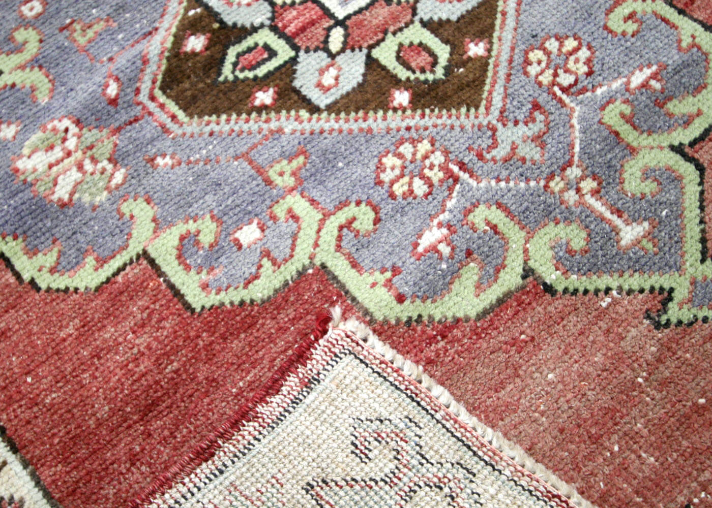 Vintage Turkish Oushak Rug - 3'6" x 4'8"