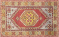 Vintage Turkish Oushak Rug- 3'9" x 5'9"