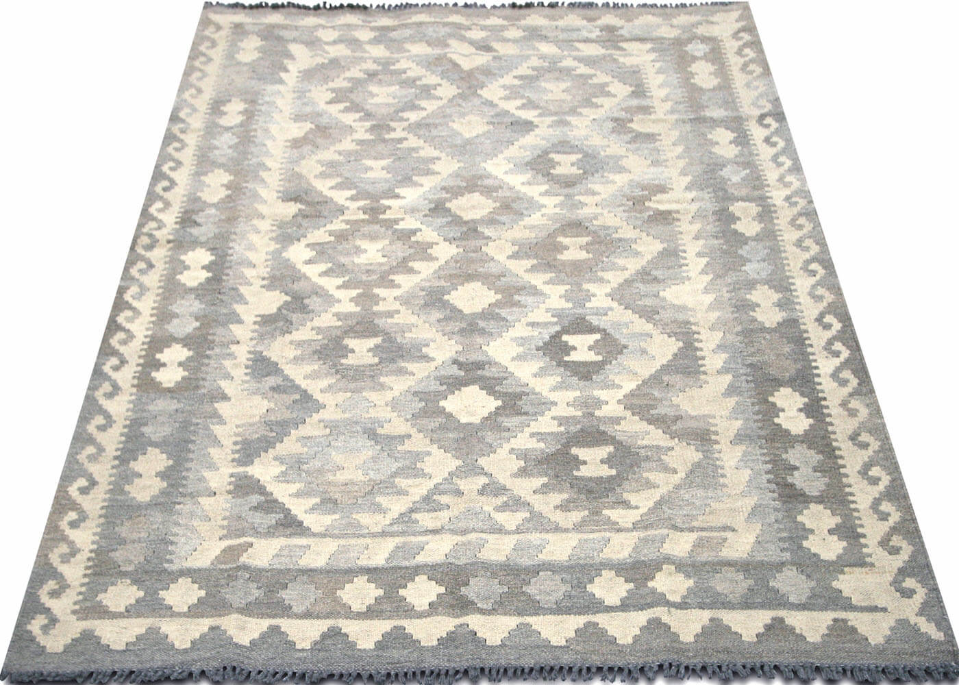 Vintage Afghan Maimana Kilim - 5' x 6'3"