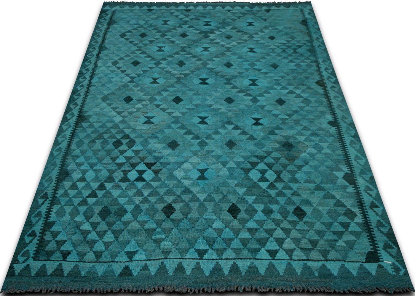 Vintage Afghan Maimana Kilim - 5'8" x 8'
