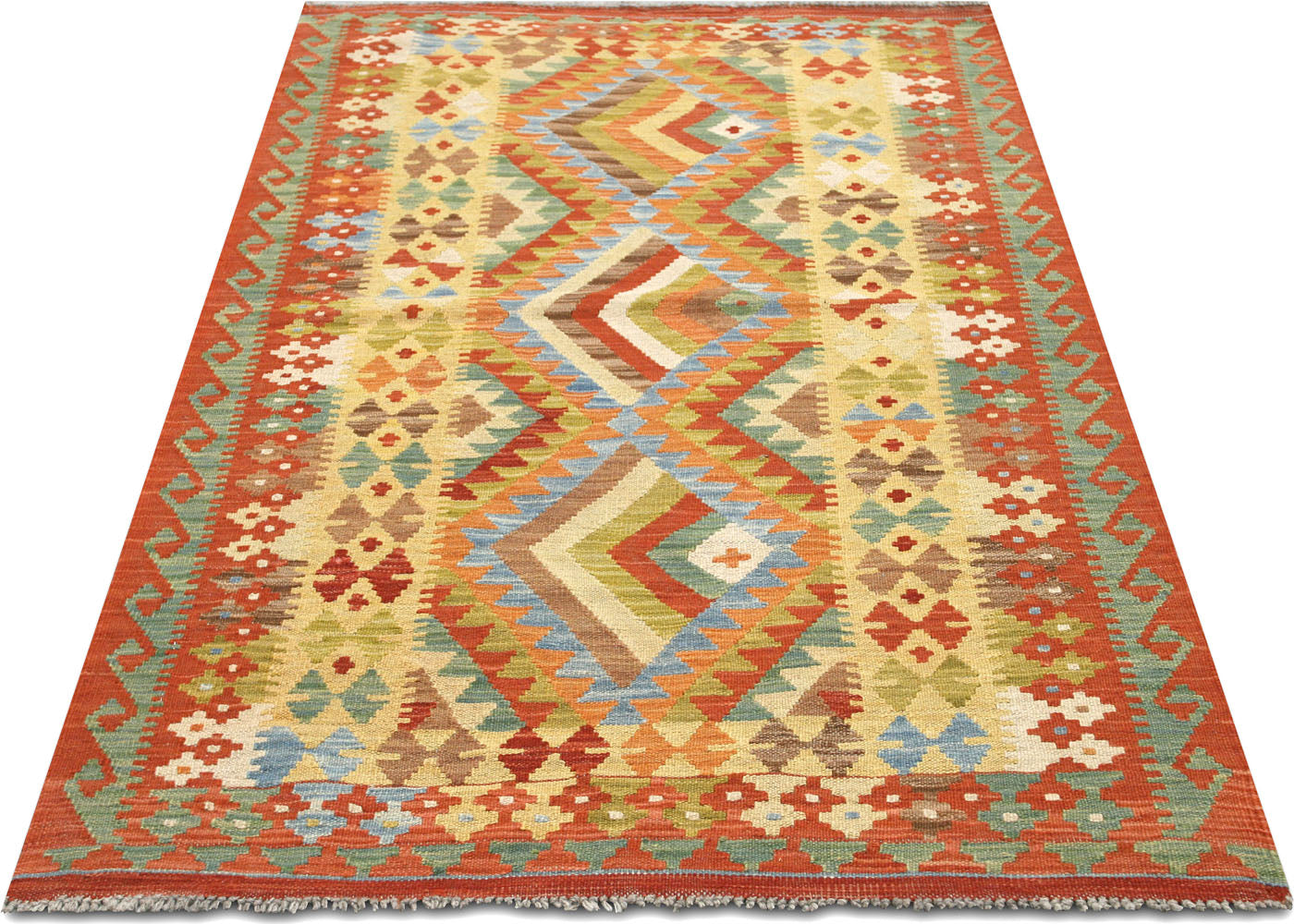 Vintage Afghan Maimana Kilim - 3'4" x 5'9"