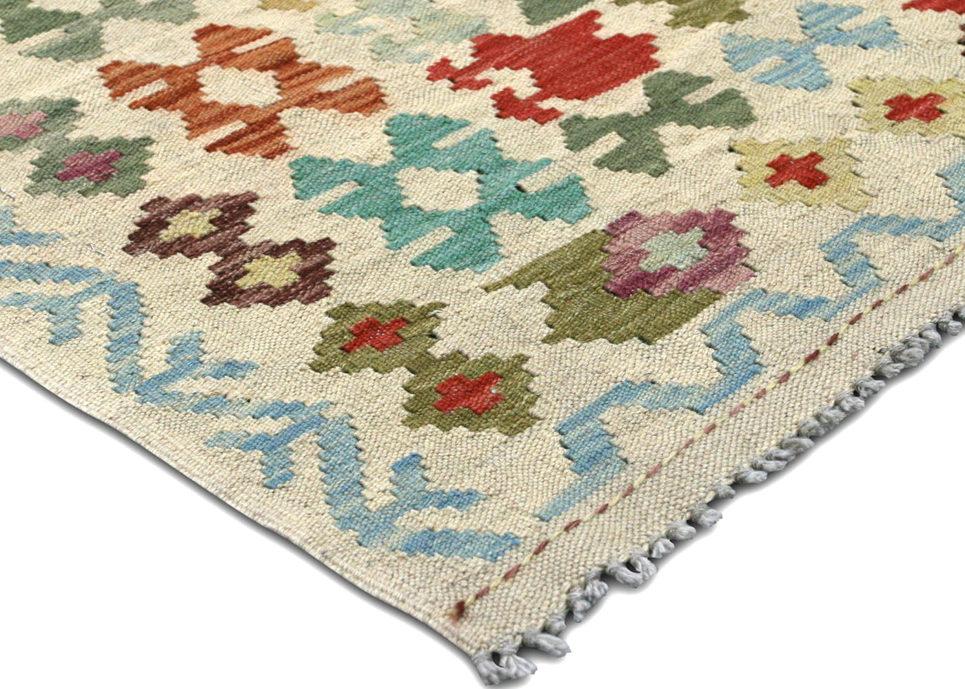 Vintage Afghan Maimana Kilim - 6'9" x 9'7"