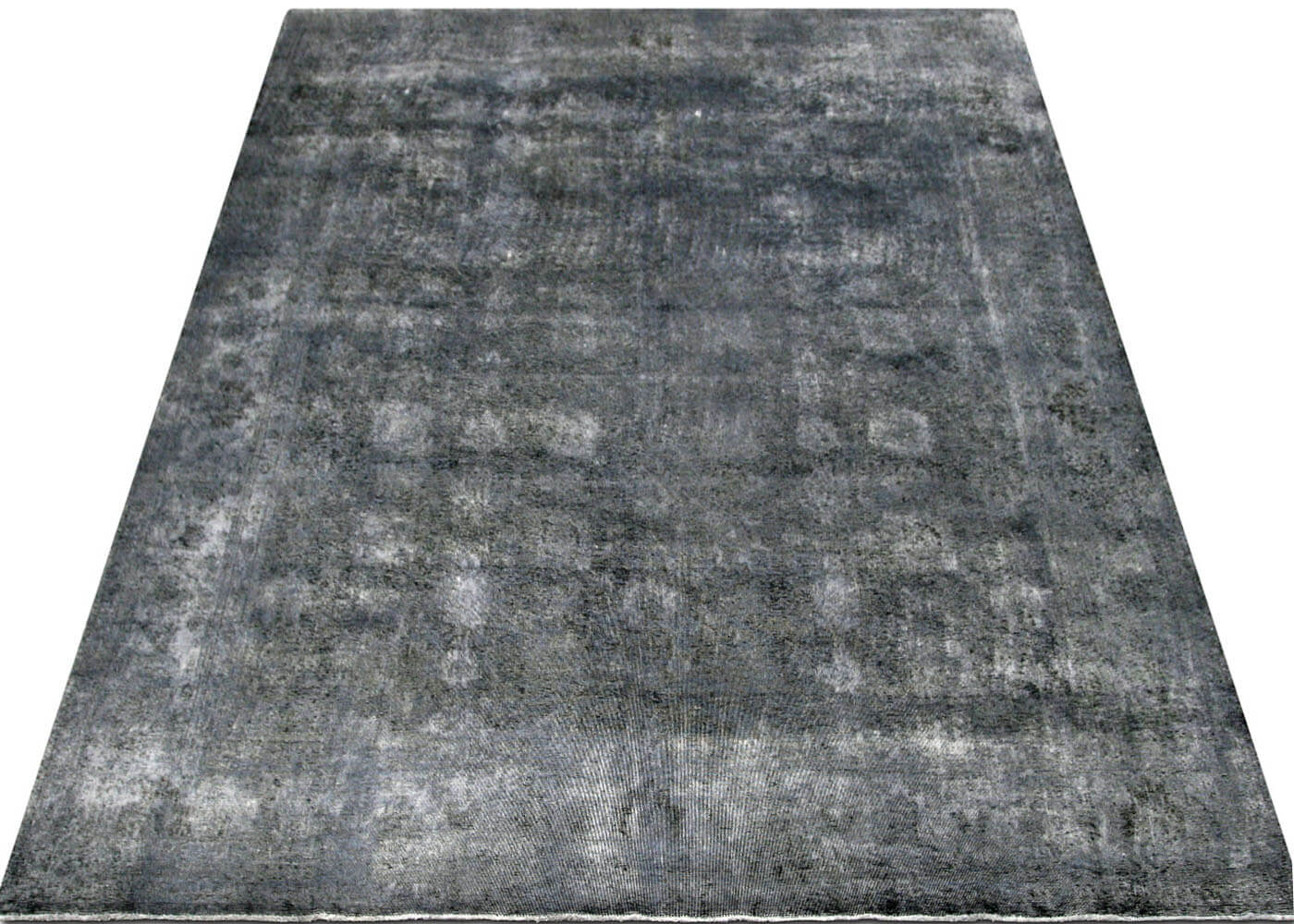 Vintage Persian Tabriz Overdyed Rug - 10'9" x 12'5"