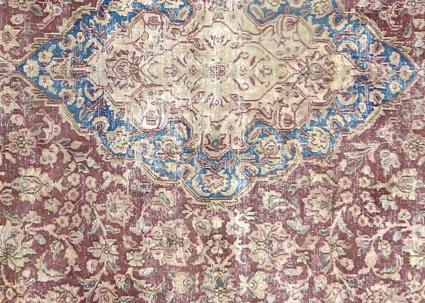 Vintage Persian Kerman Rug - 9'11" x 13'