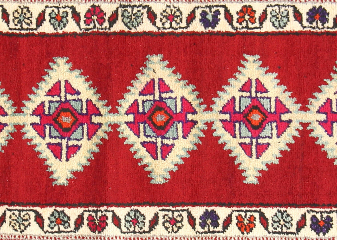 Vintage Turkish Oushak Runner - 3'3" x 13'6"