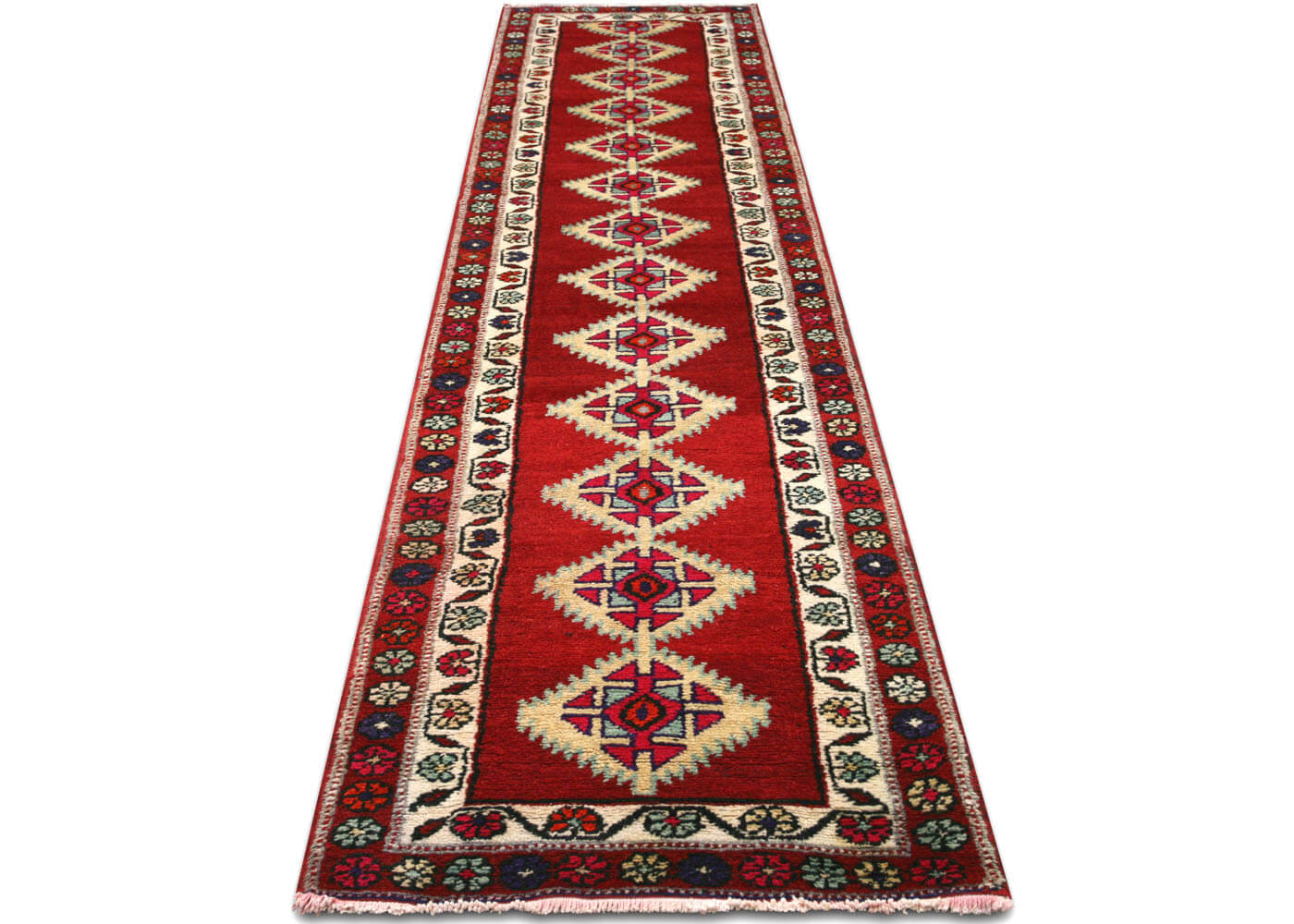 Vintage Turkish Oushak Runner - 3'3" x 13'6"