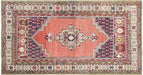 Vintage Turkish Oushak Rug - 3'2" x 6'