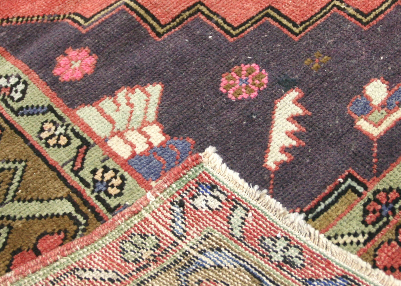 Vintage Turkish Oushak Rug - 5' x 11'1"