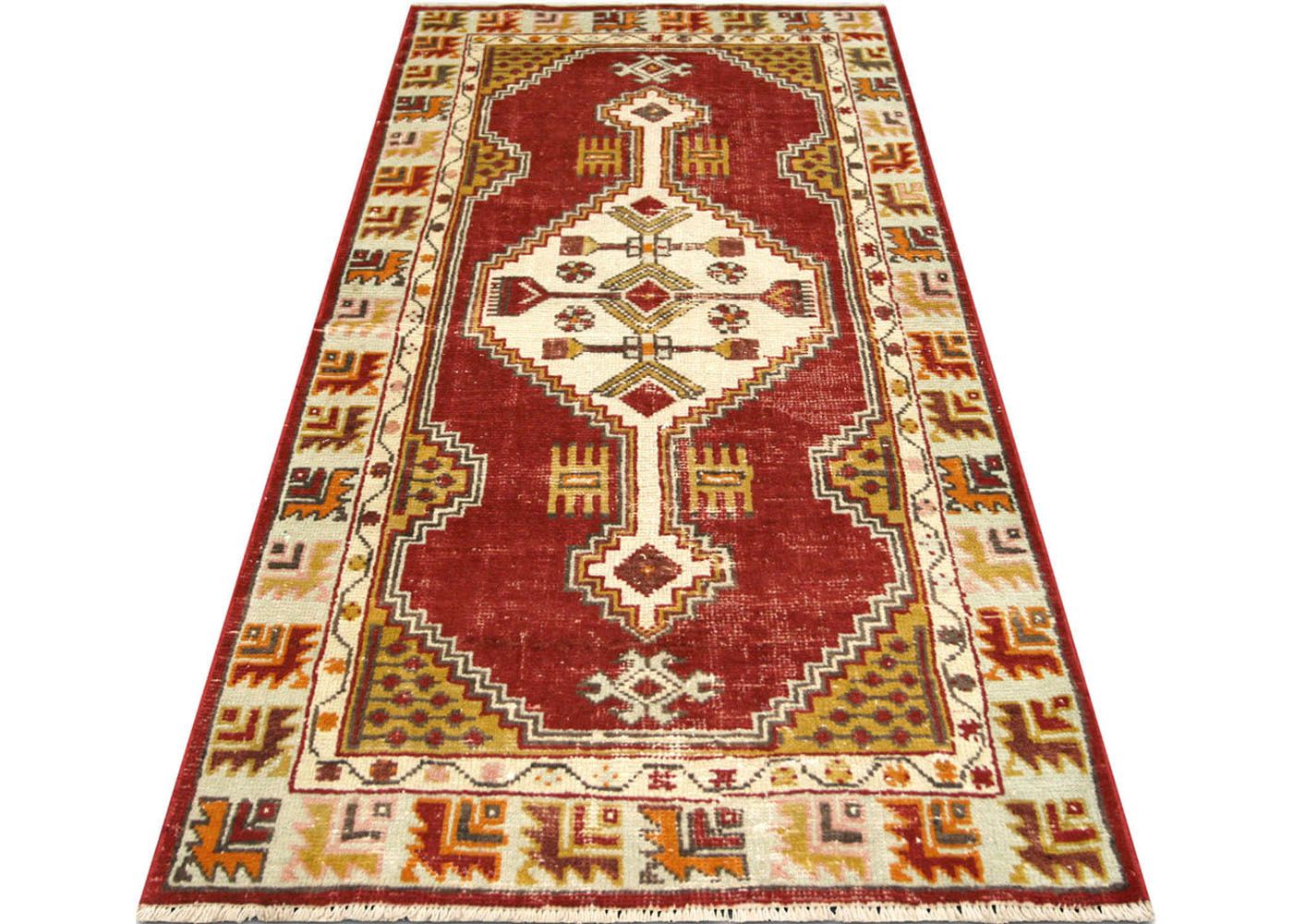 Vintage Turkish Oushak Rug - 2'6" x 4'11"