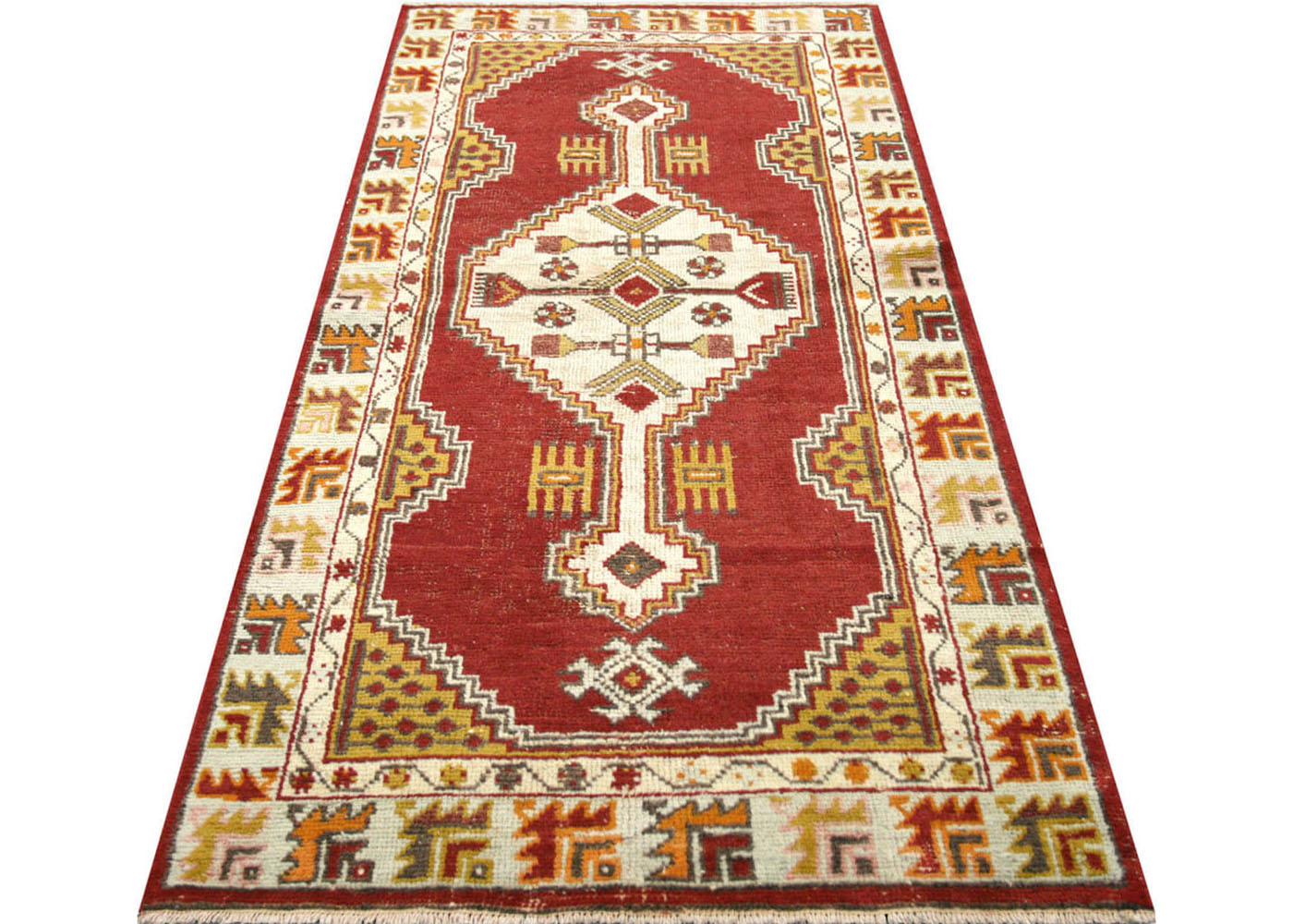 Vintage Turkish Oushak Rug - 2'6" x 4'11"