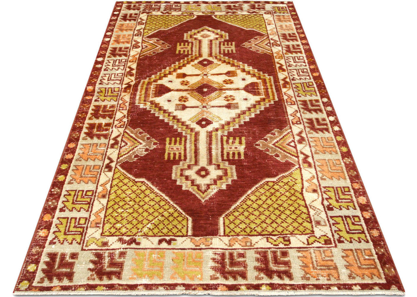 Vintage Turkish Oushak Rug - 2'7" x 5'3"