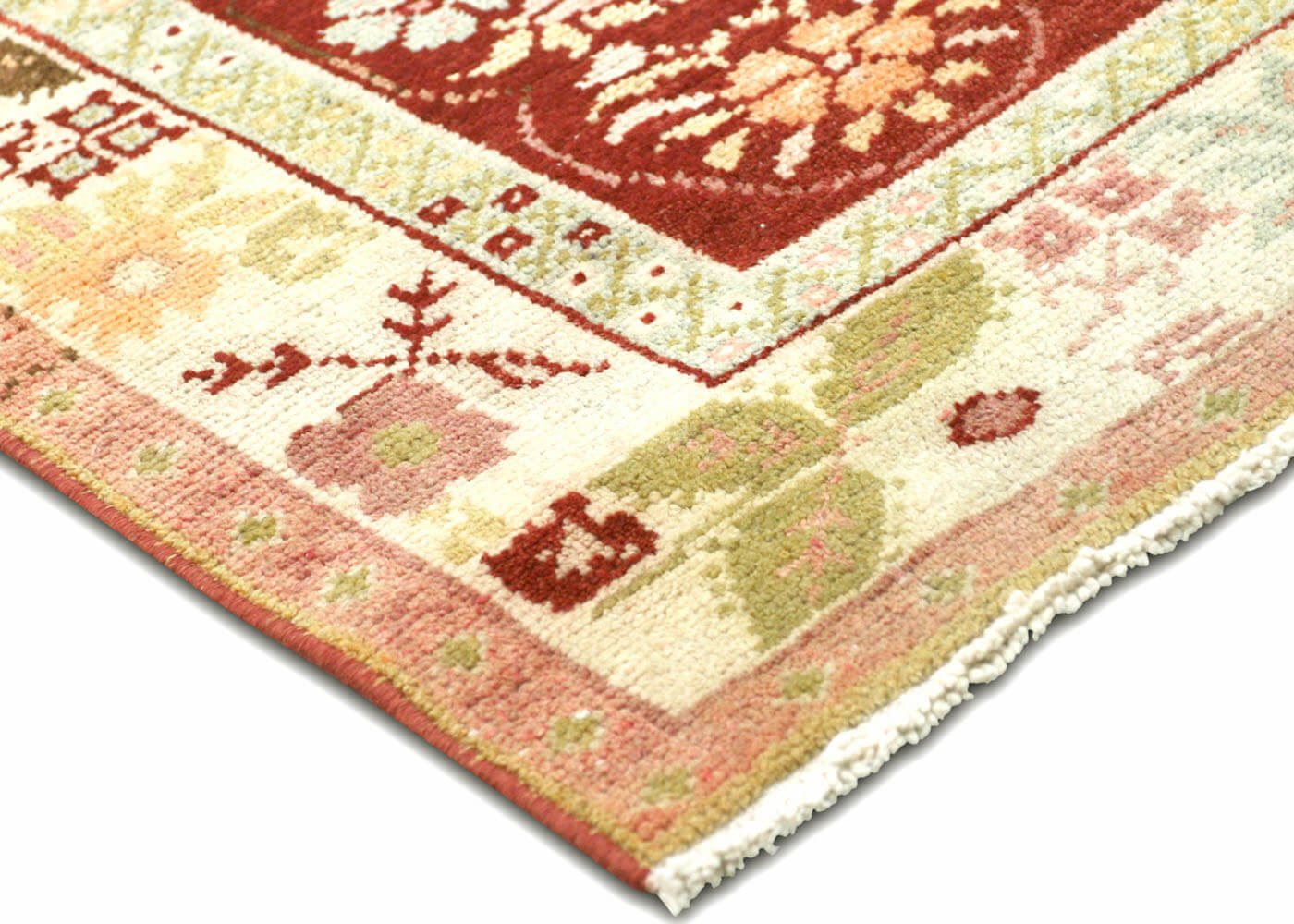 Vintage Turkish Oushak Runner - 3'2" x 12'10"