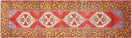 Vintage Turkish Oushak Runner - 2'11" x 10'1"