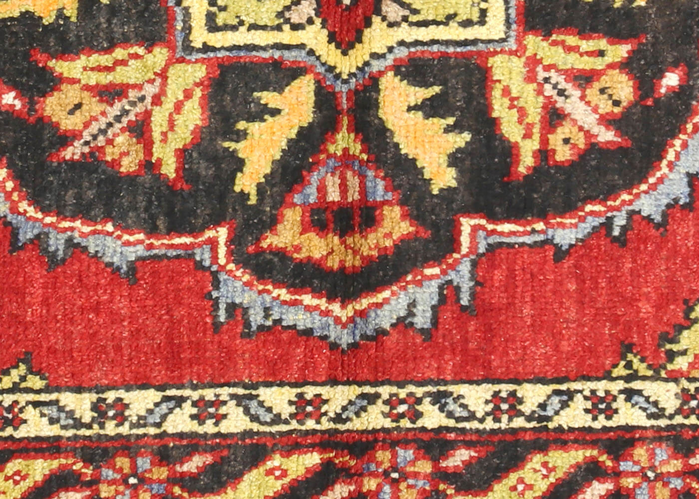 Vintage Turkish Oushak Rug - 3'9" x 5'5"