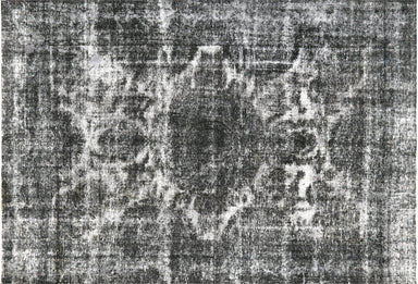 Vintage Persian Kerman Overdyed Carpet - 9'7" x 14'1"