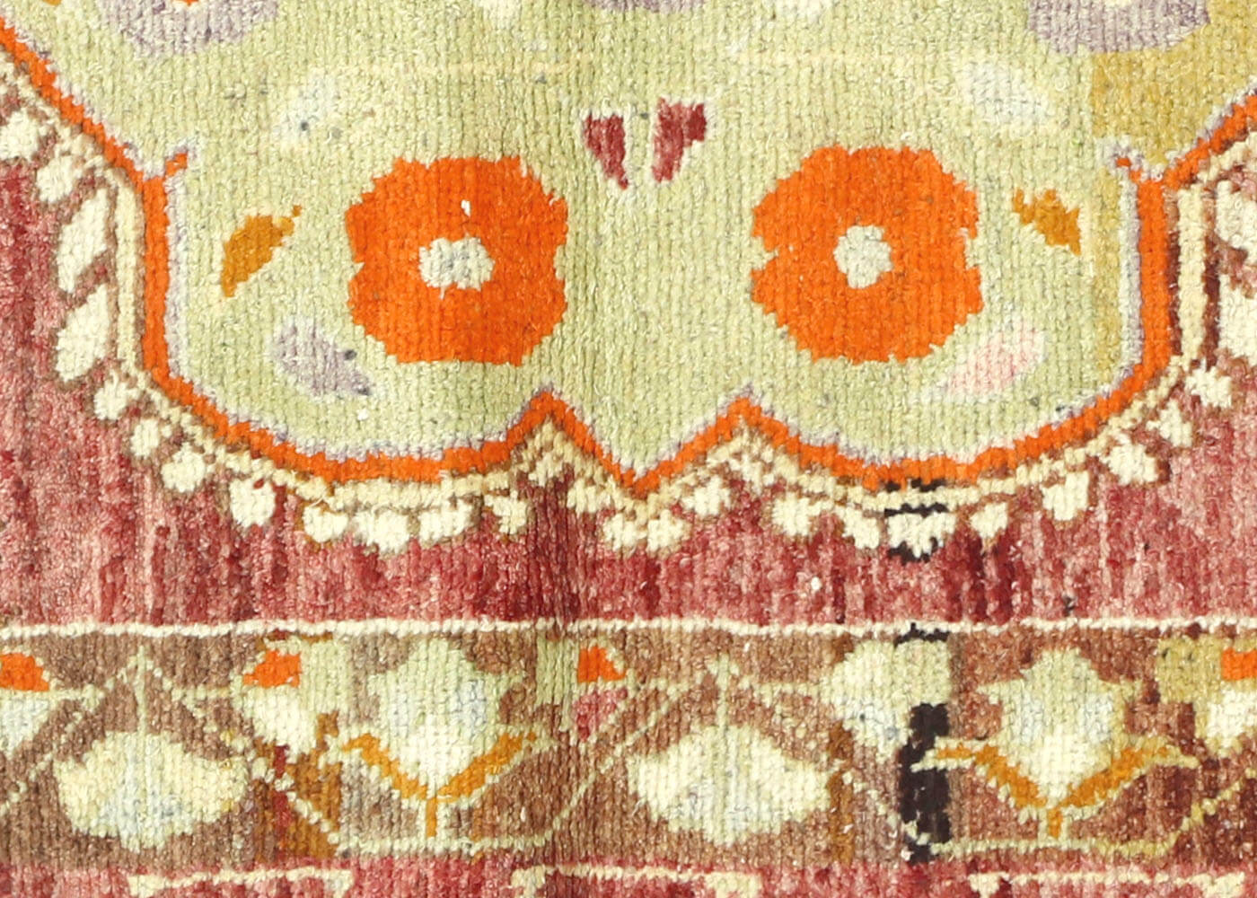 Vintage Turkish Oushak Rug - 2'11" x 5'10"