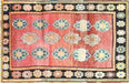 Vintage Turkish Oushak Rug - 5'2" x 7'11"