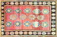 Vintage Turkish Oushak Rug - 5'2" x 7'11"