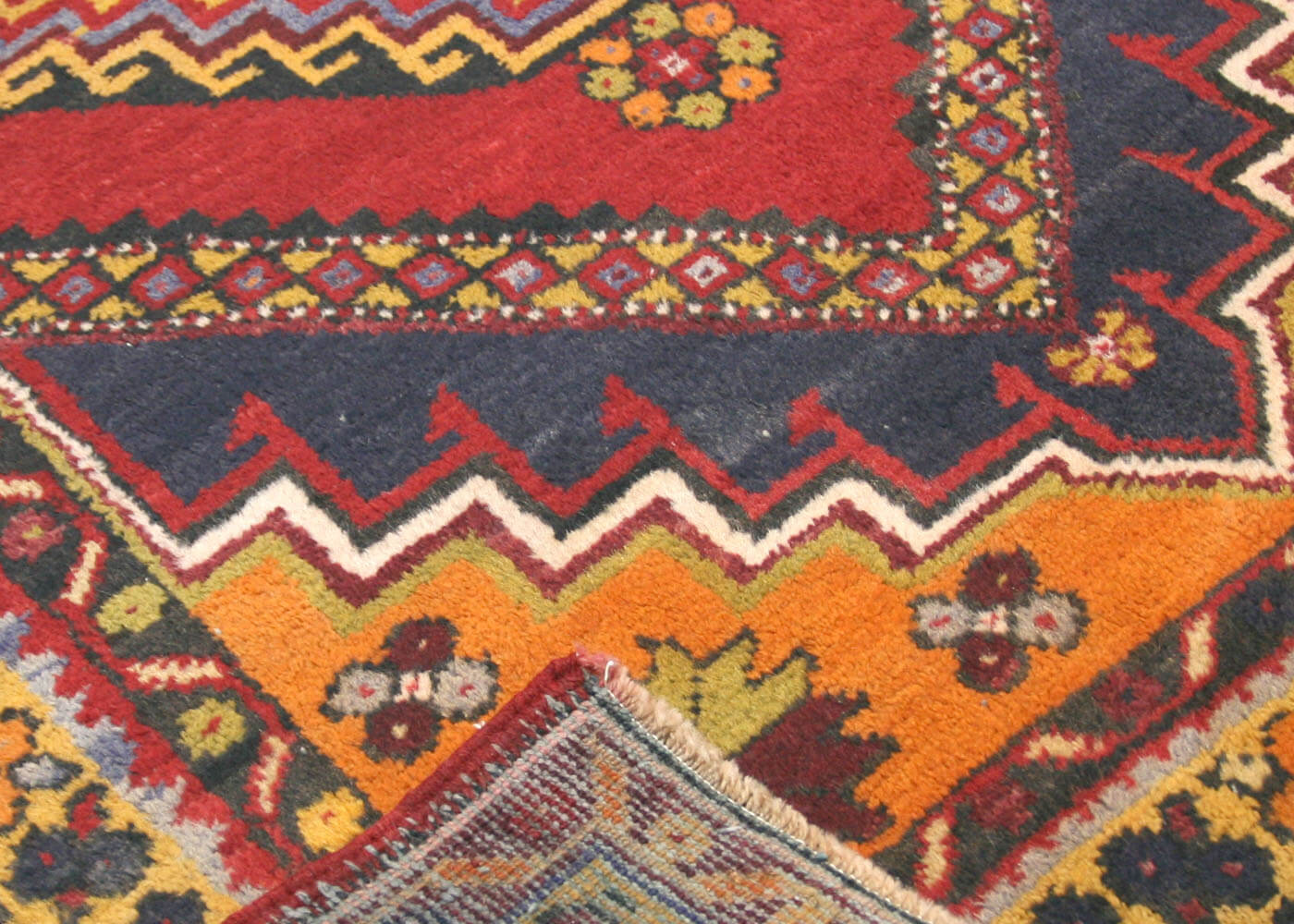 Vintage Turkish Oushak Rug - 3'9" x 5'11"