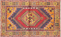 Vintage Turkish Oushak Rug - 3'9" x 5'11"