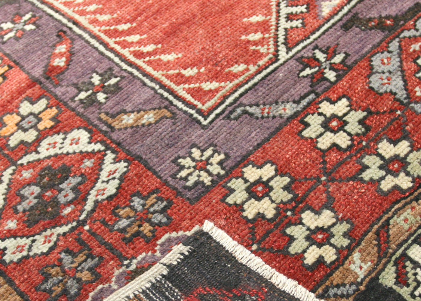 Vintage Turkish Oushak Rug - 3'8" x 6'3"