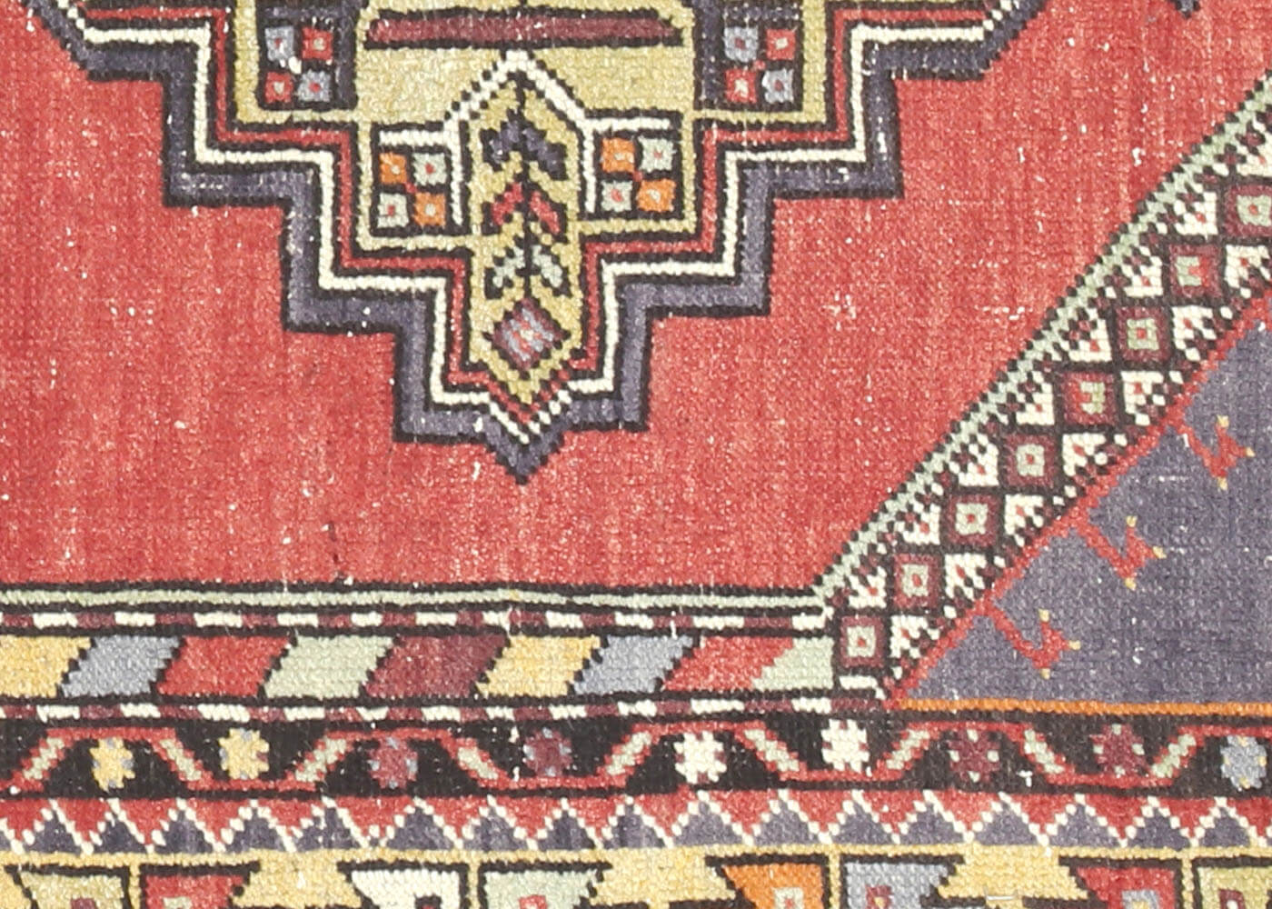 Vintage Turkish Oushak Rug - 3'8" x 6'4"