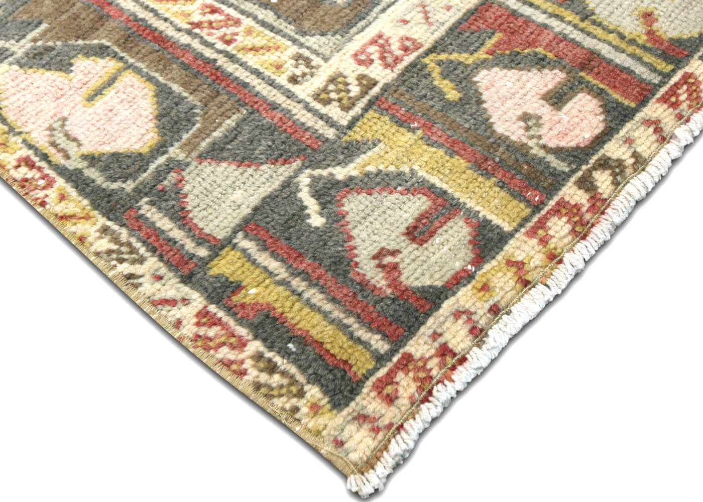 Vintage Turkish Oushak Rug - 2'11" x 4'8"