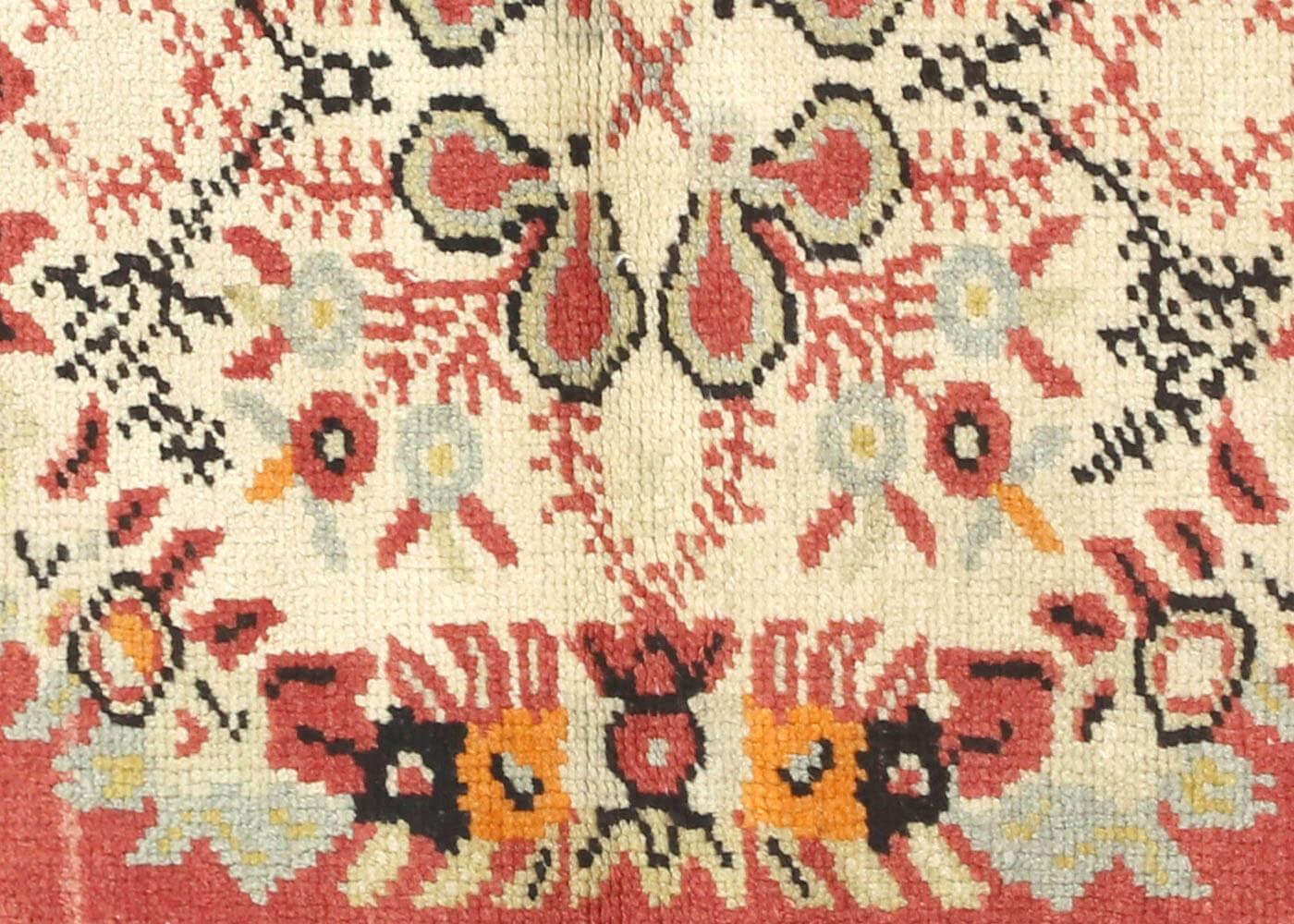 Vintage Turkish Oushak Rug - 2'7" x 5'5"