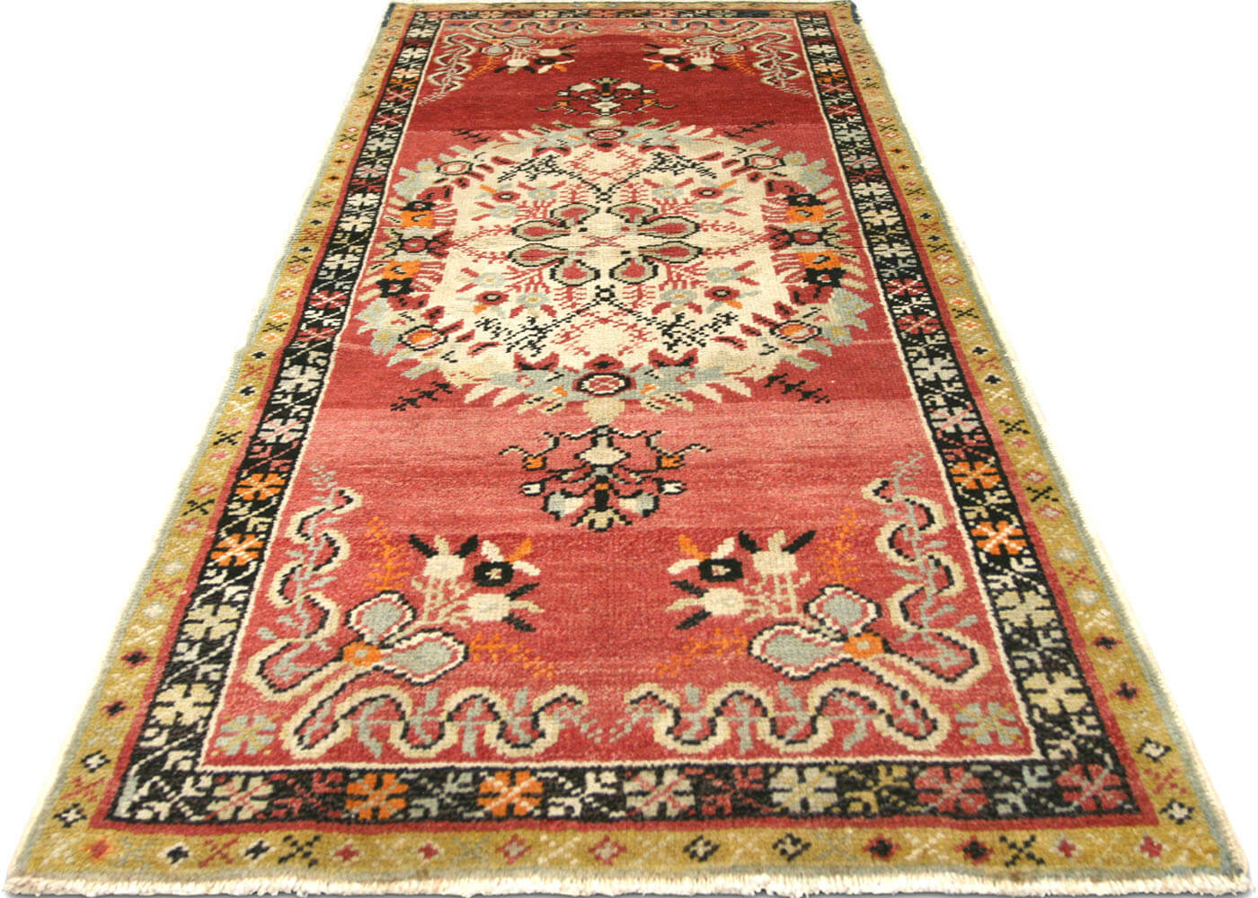 Vintage Turkish Oushak Rug - 2'7" x 5'5"