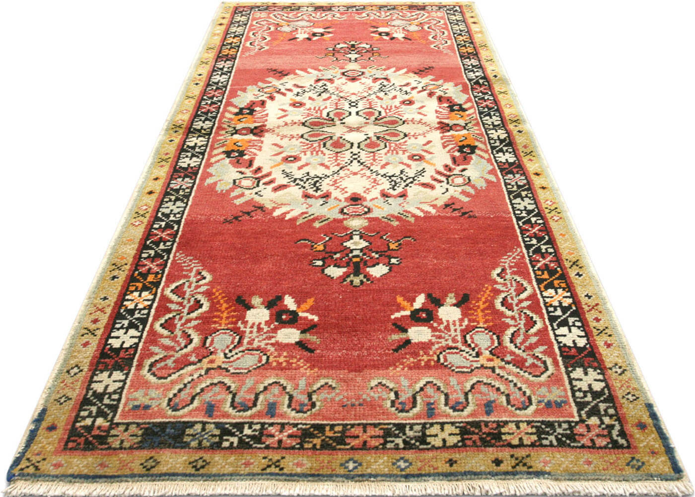 Vintage Turkish Oushak Rug - 2'7" x 5'5"